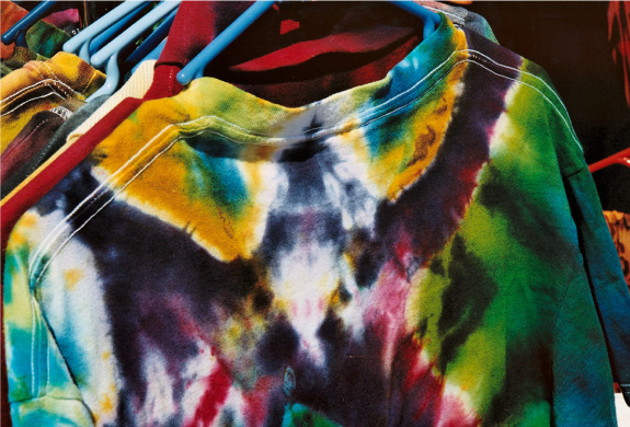 Custom reactive dye on fabric