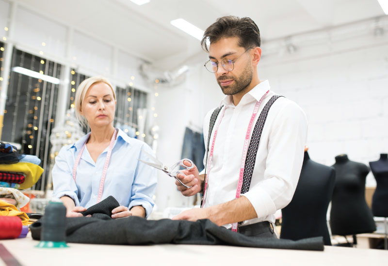 Gym clothing cut and sew expert