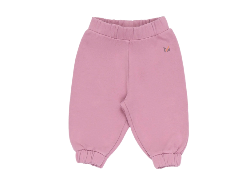 A pair of pink sweatpants