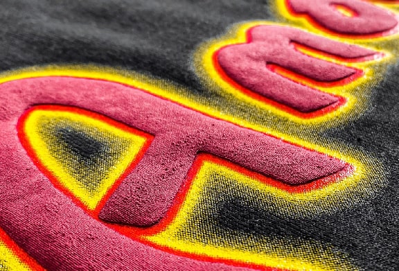 Custom Puff Screen Printing